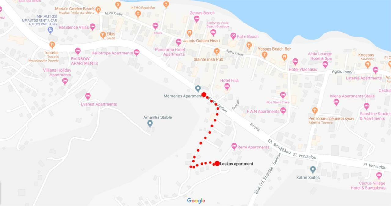 Laskas Apartment Σταλίδα Εξωτερικό φωτογραφία